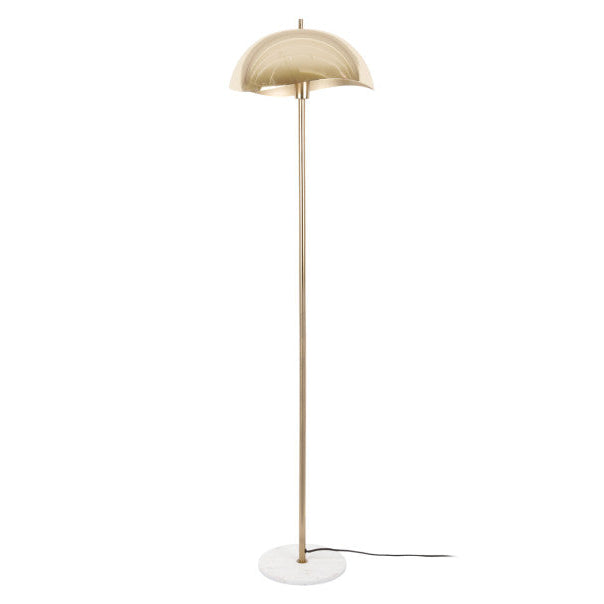 Lampadaire Waved Dome Gold