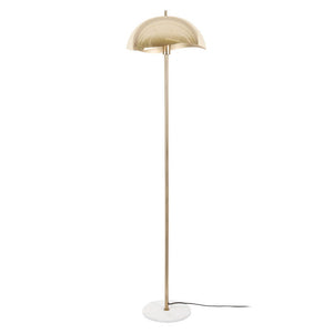 Lampadaire Waved Dome Gold