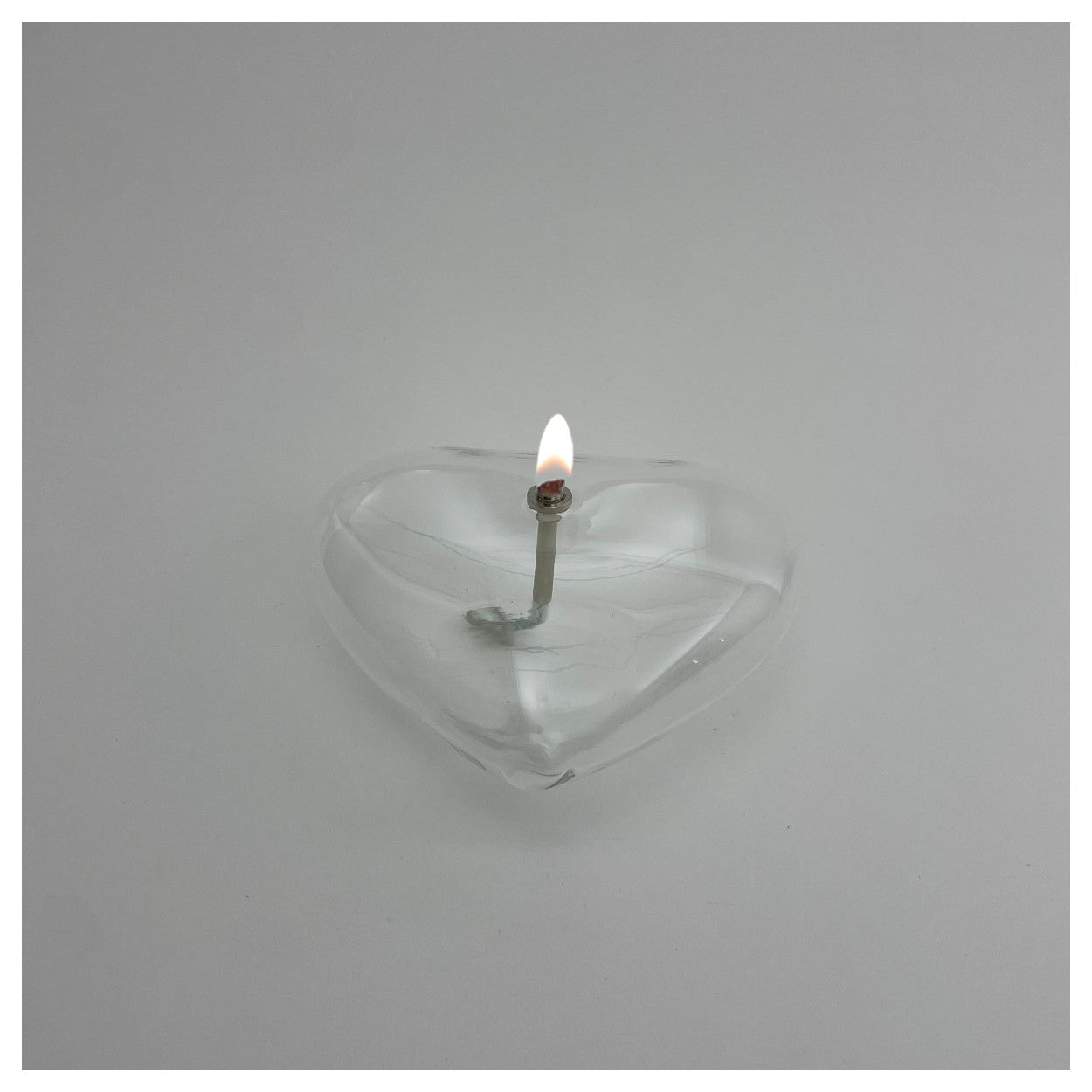 Lampe à huile Coeur