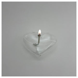 Lampe à huile Coeur