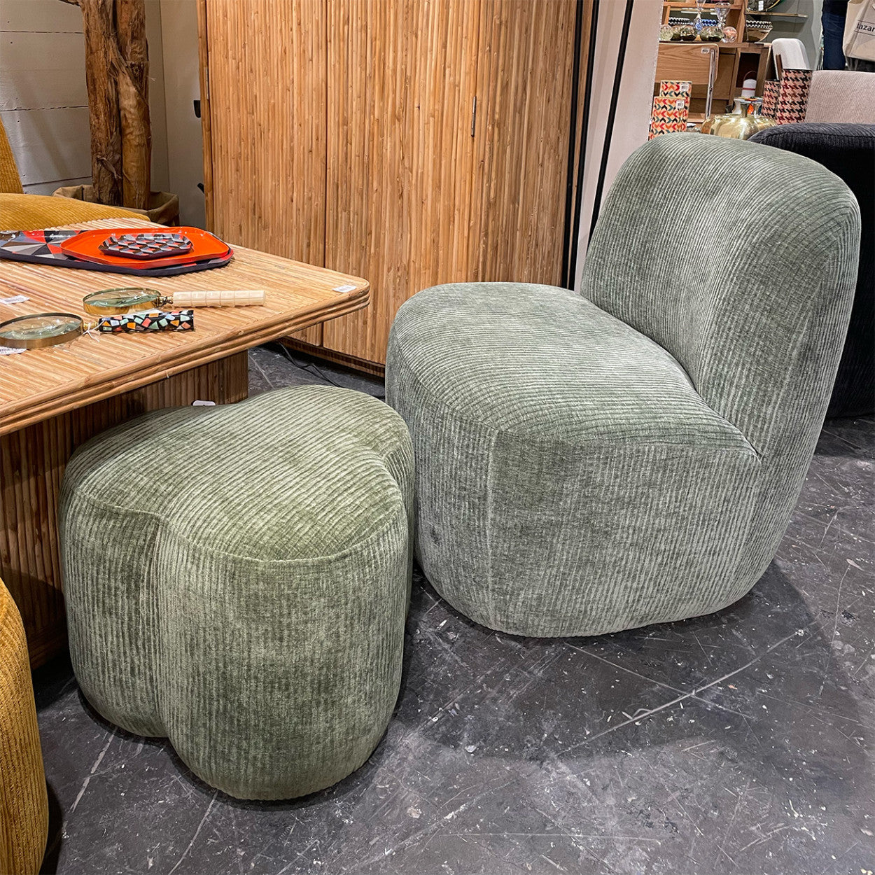 Fauteuil Belle Rive Velours