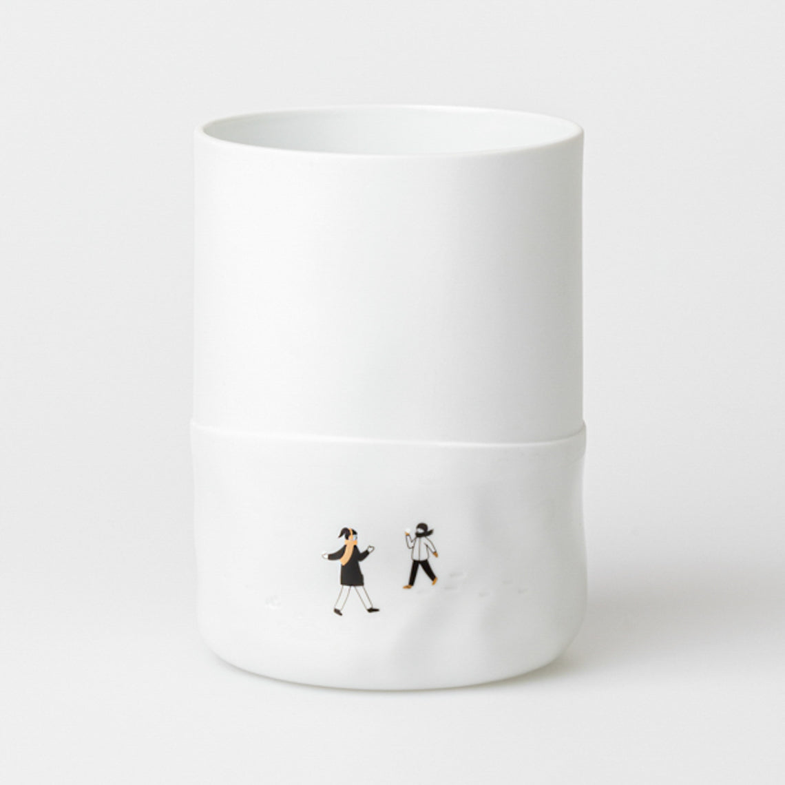 Vase Bataille de Boules de Neige