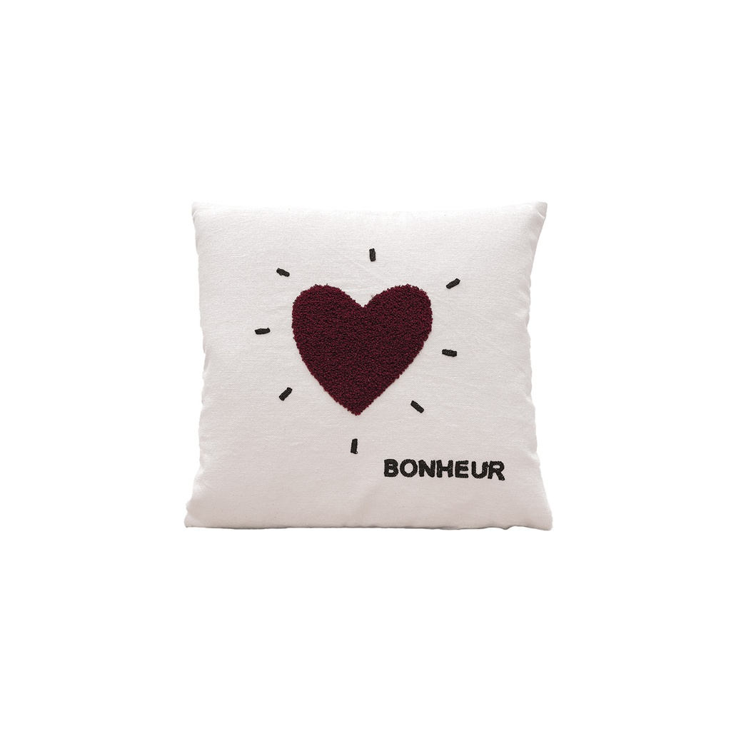 Coussin Influence Coeur Rouge Bonheur